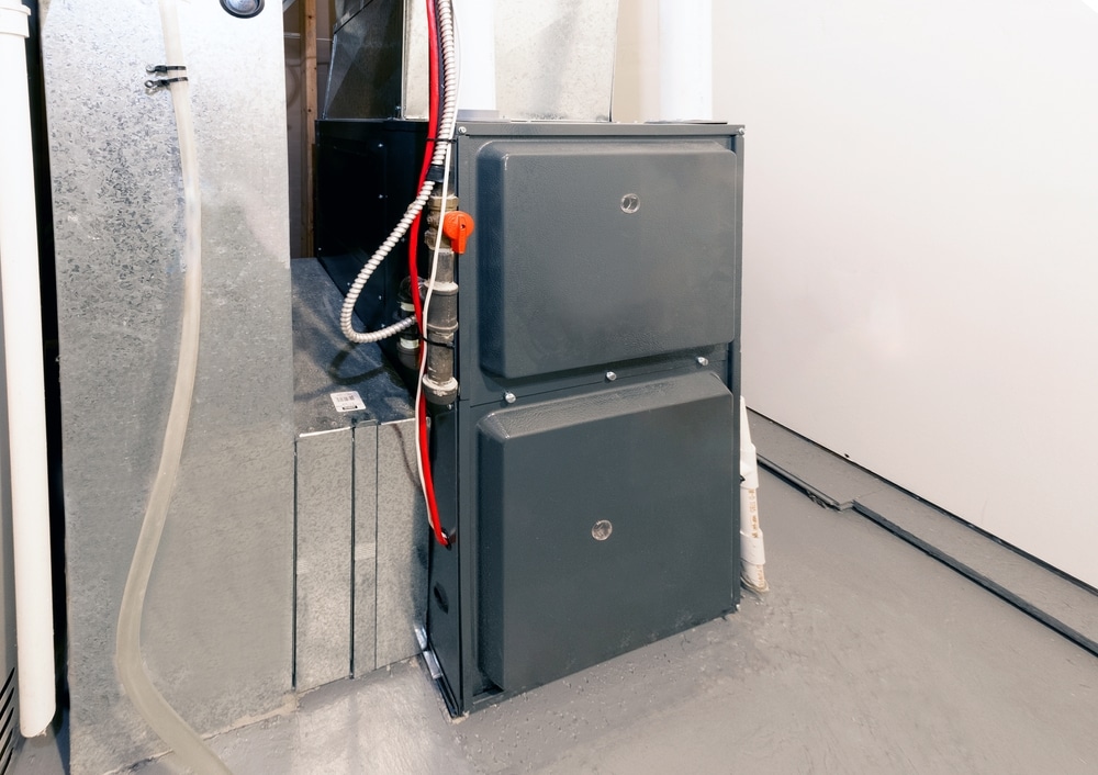 A gas furnace that’s properly maintained.